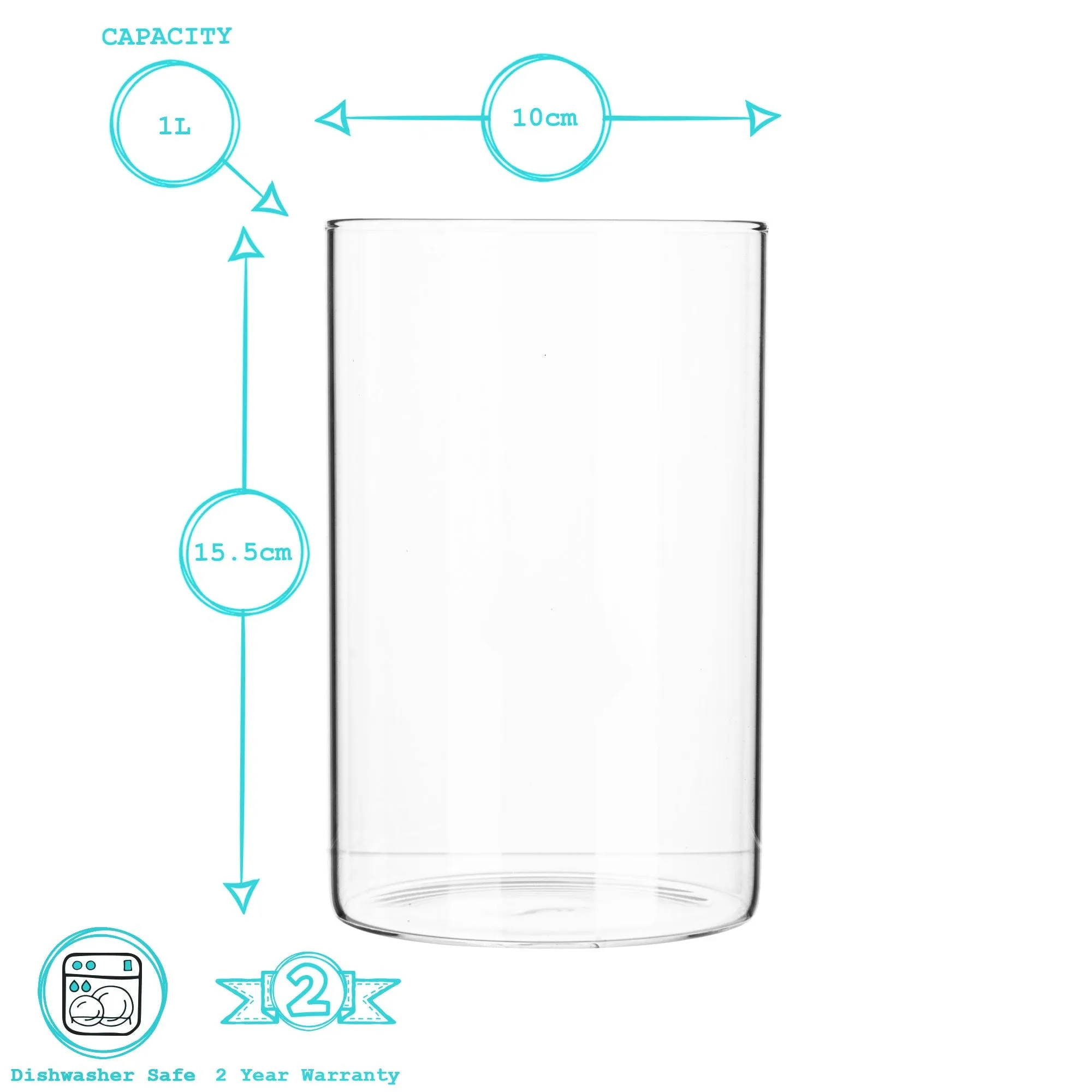 1L Wooden Loop Lid Storage Jar - By Argon Tableware