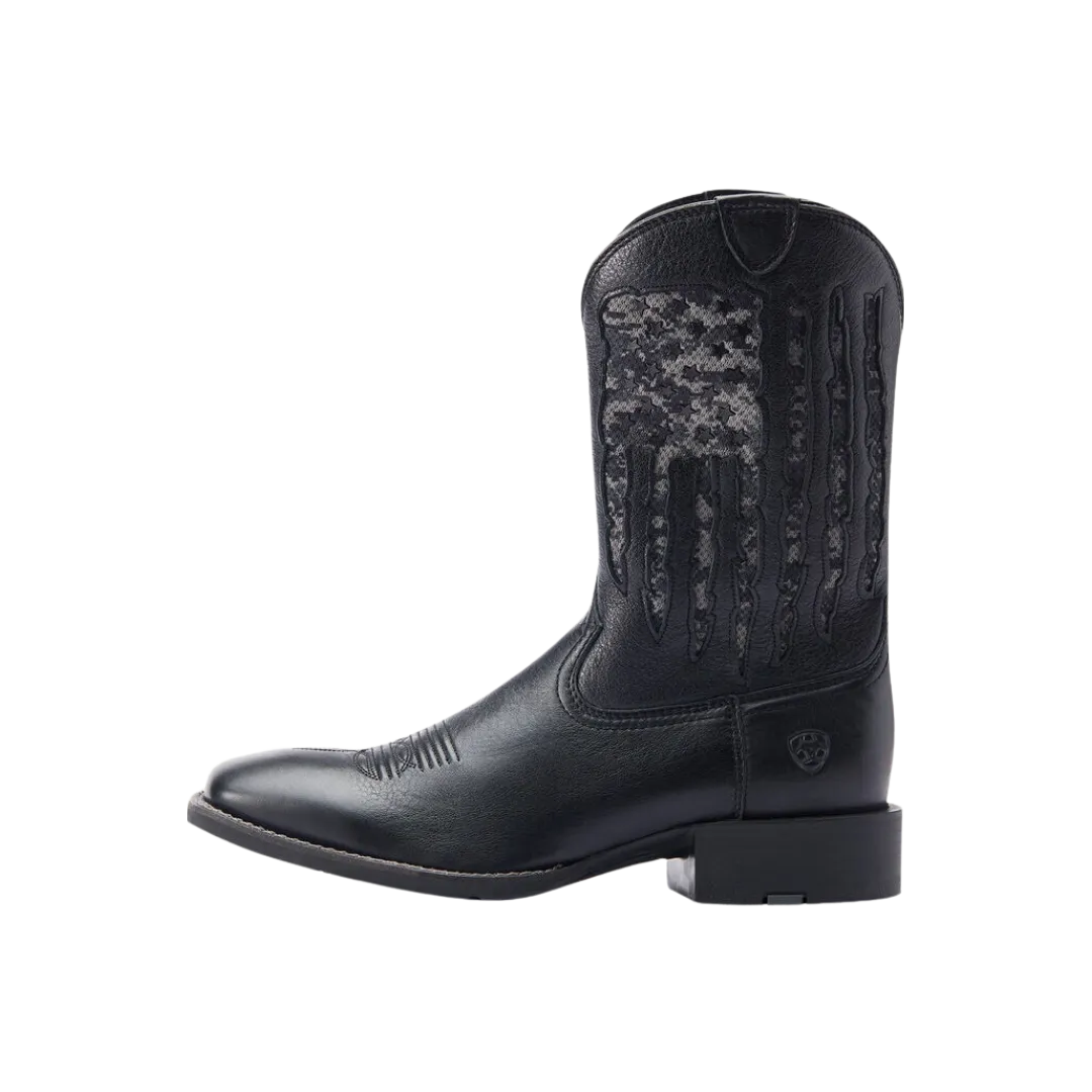 Ariat Men's Sport My Country VentTEK Black Camo Boot