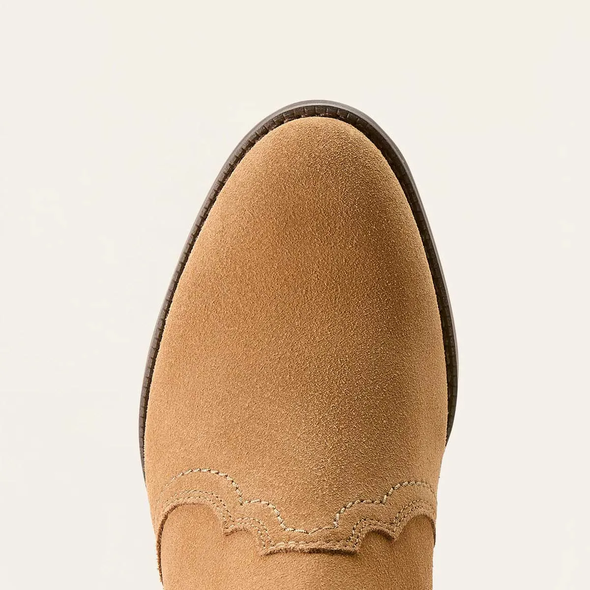 Carmel Suede Ariat Tilbury Womens Ankle Western Boots
