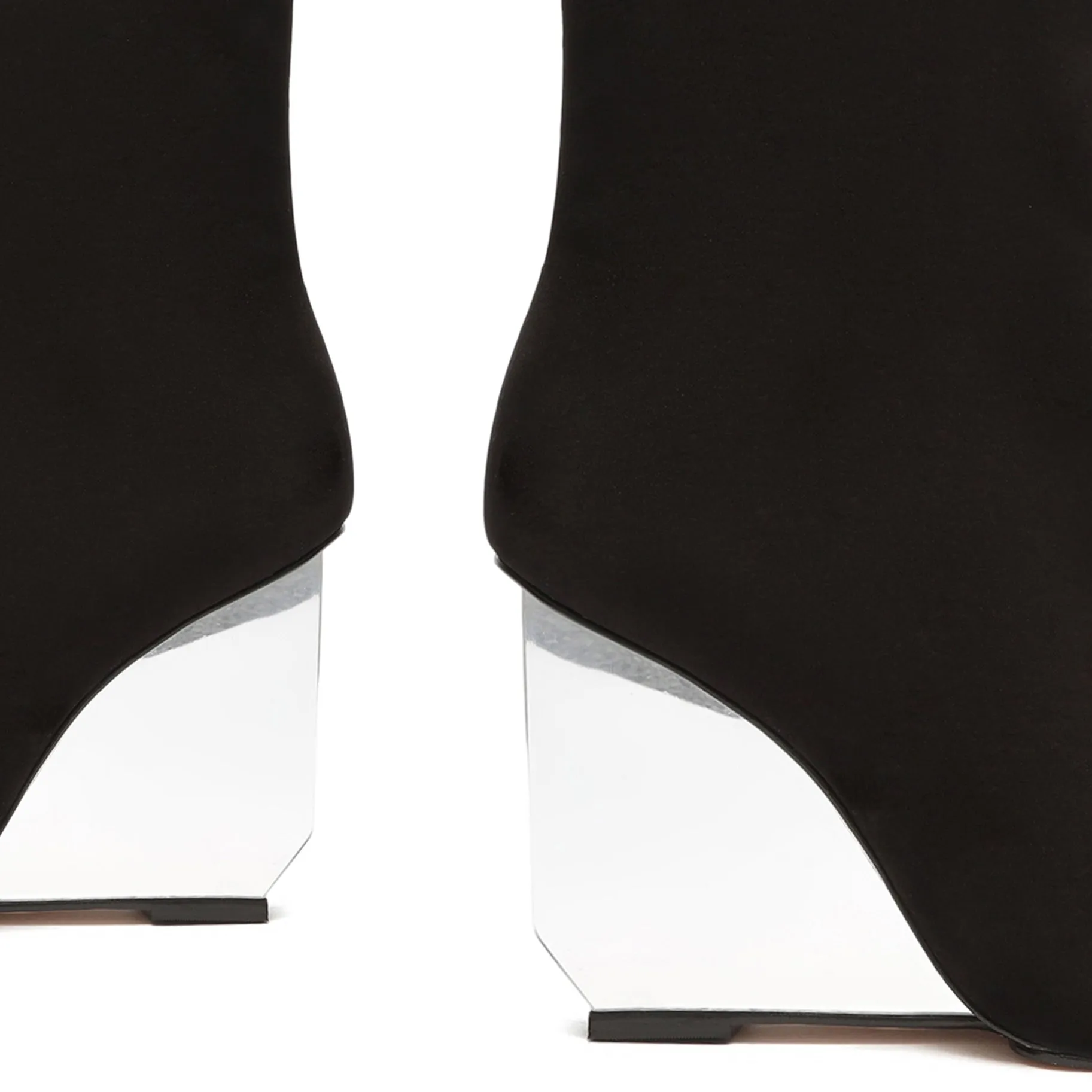 Asya Mirror Leather Bootie