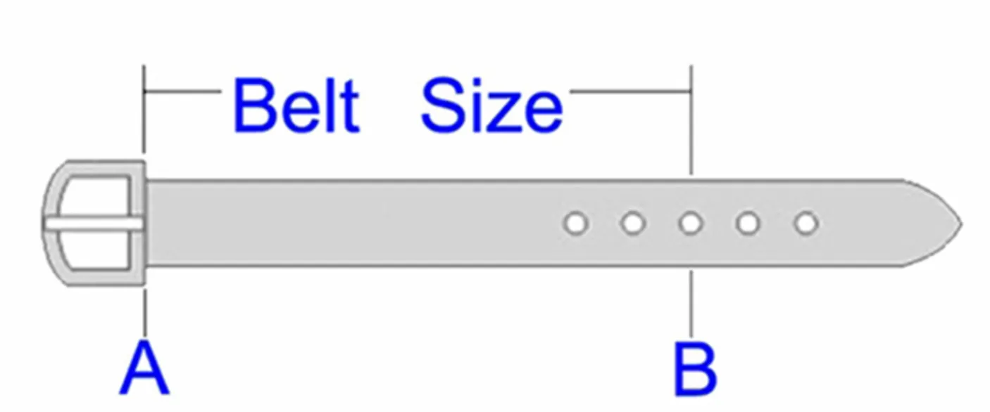 Black Embossed Leather Belt