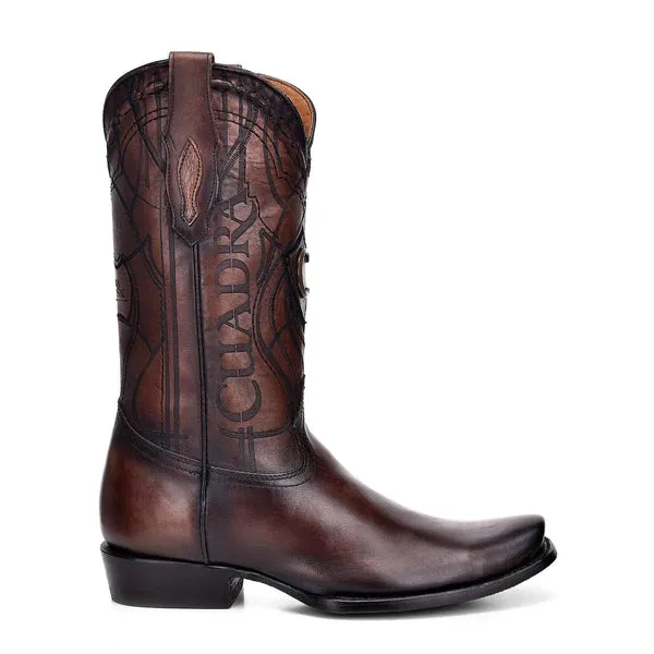 Bovine Leather Narrow Square Toe Boot