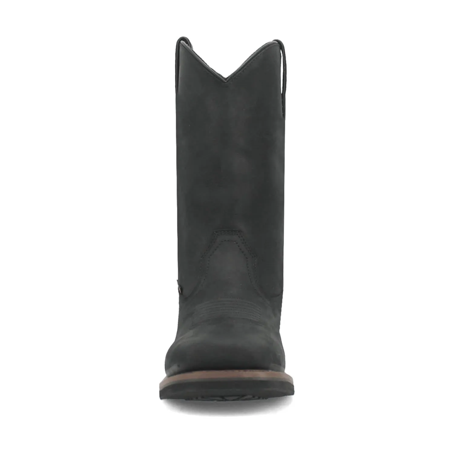 Dan Post Mens Las Cruces Waterproof Black Leather Work Boots