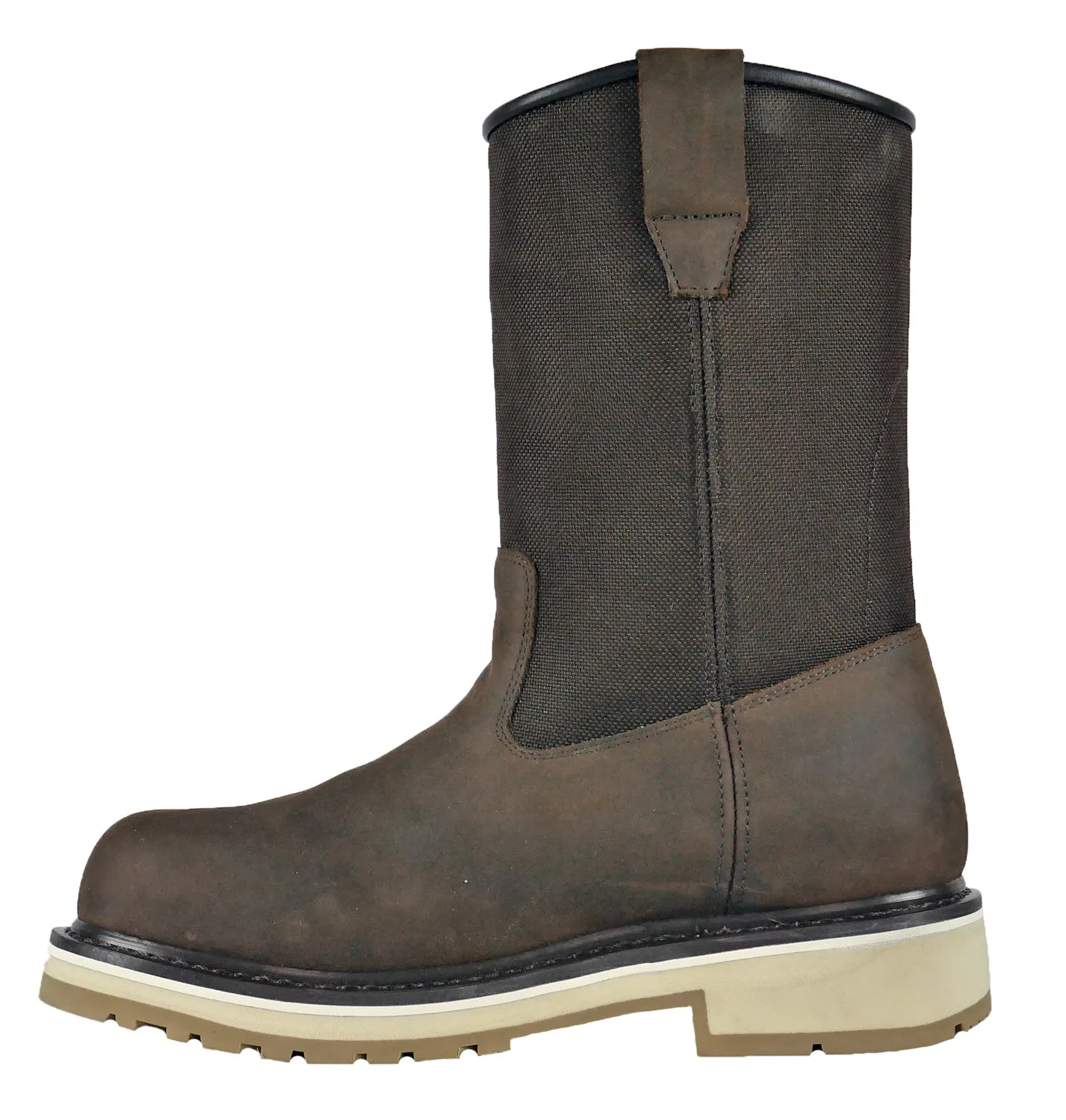 DieHard Mens Stratus Brown Leather Crazy Horse Work Boots