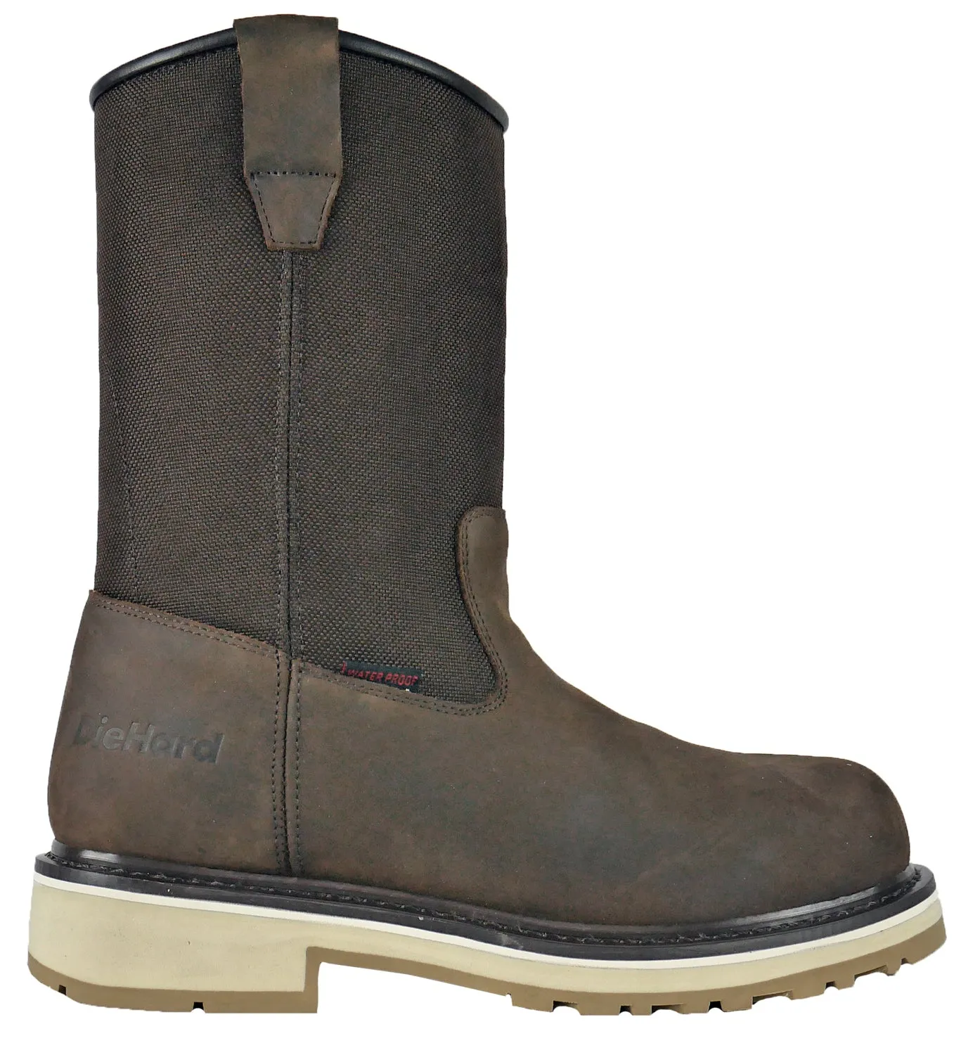 DieHard Mens Stratus Brown Leather Crazy Horse Work Boots