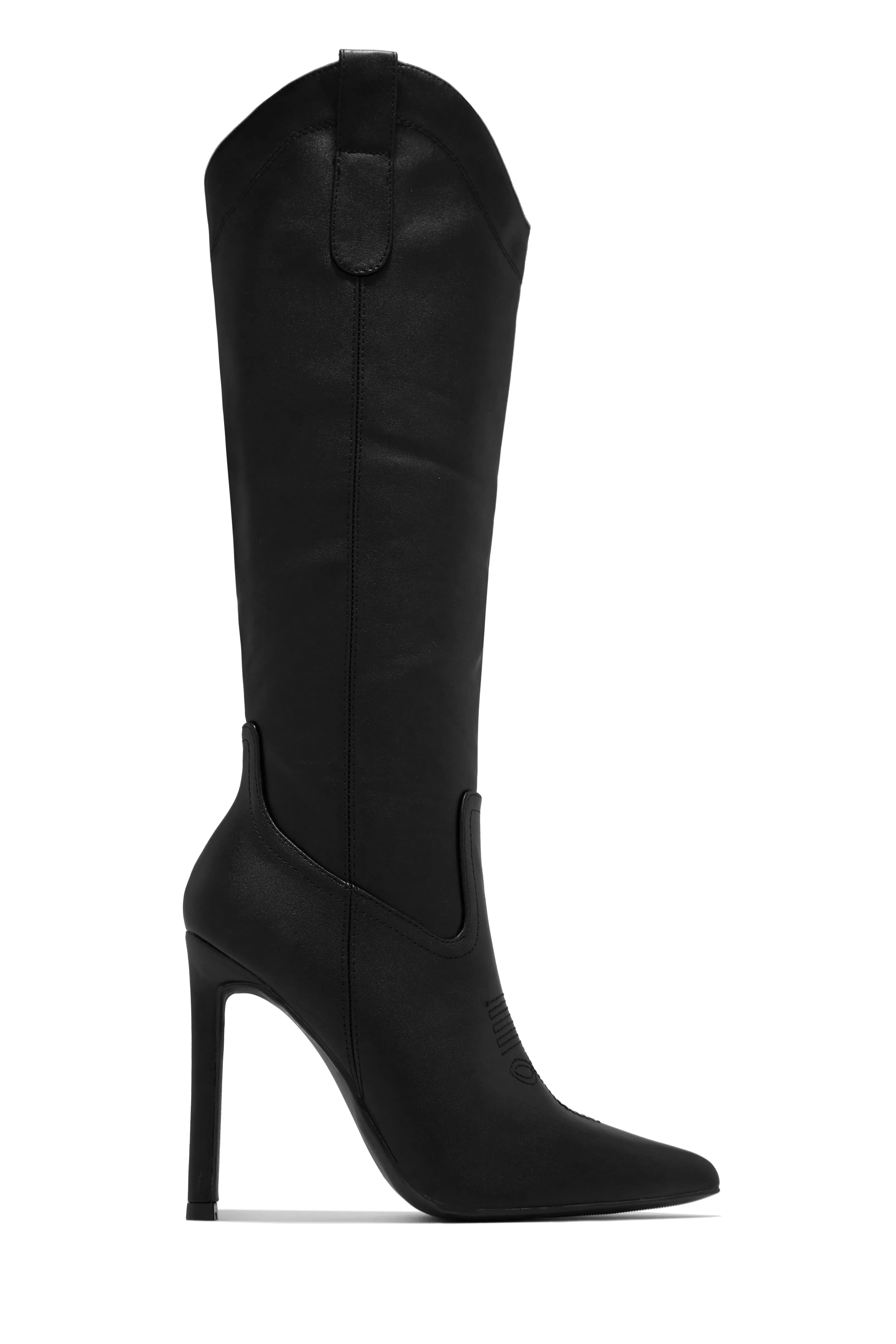 Erin High Heel Boots - Black