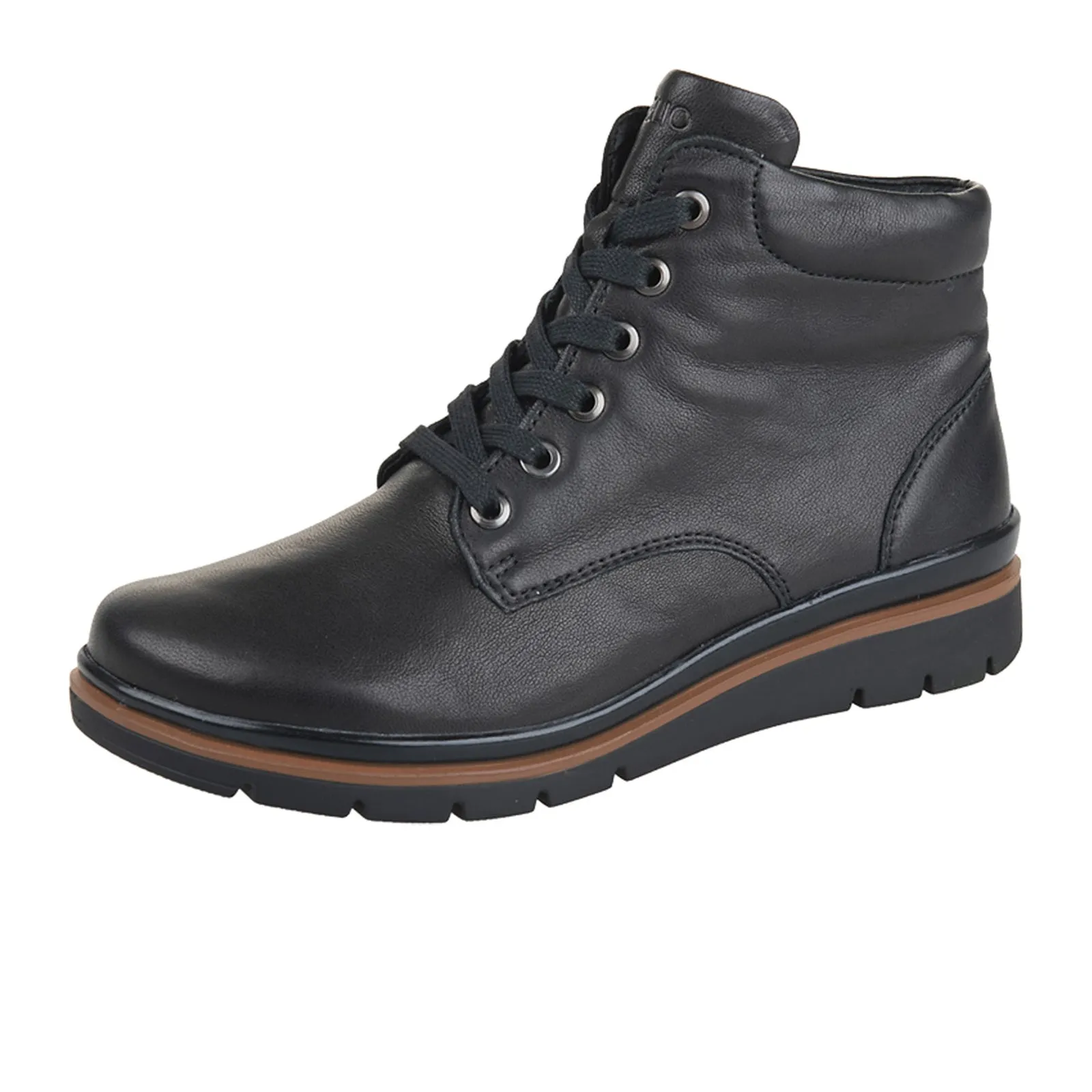 Fidelio Harper Ankle Boot (Women) - Black Leather