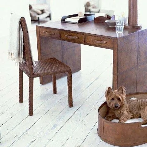 Havana Leather Console