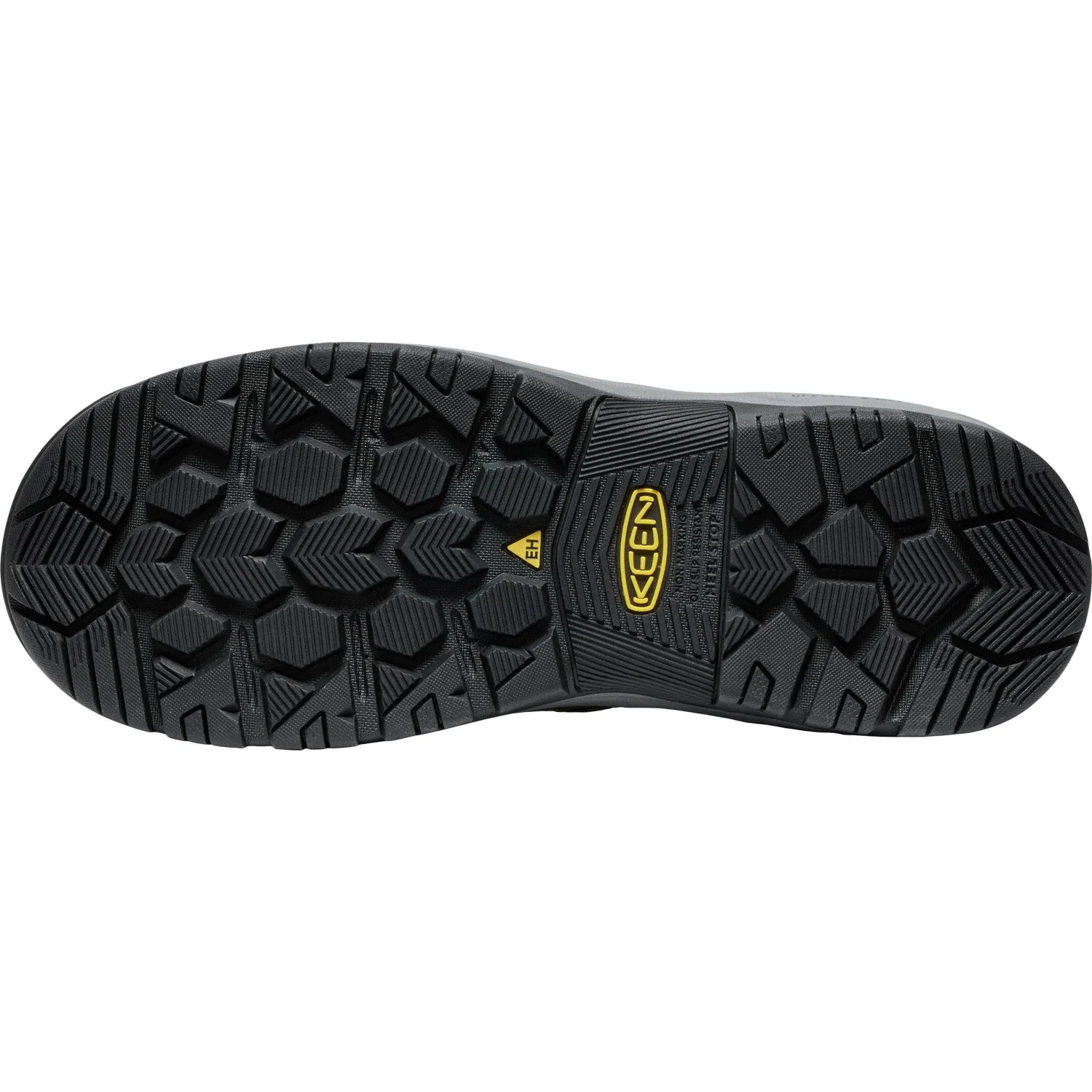 Keen Utility Mens Evanston 6in WP 400G CT Bison/Black Leather Work Boots