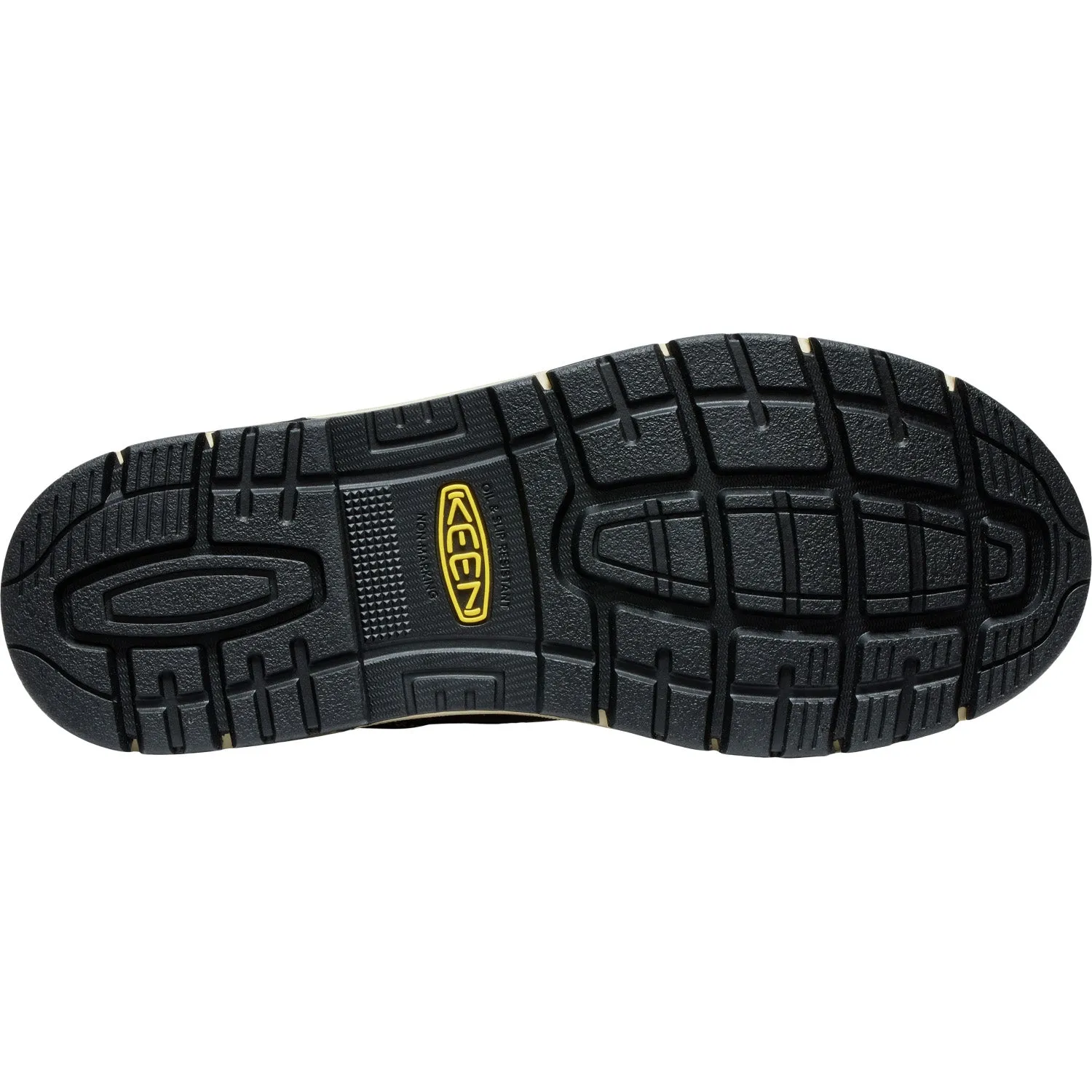 Keen Utility Mens San Jose 90 Degree 6in WP AT Bison/Black Leather Work Boots