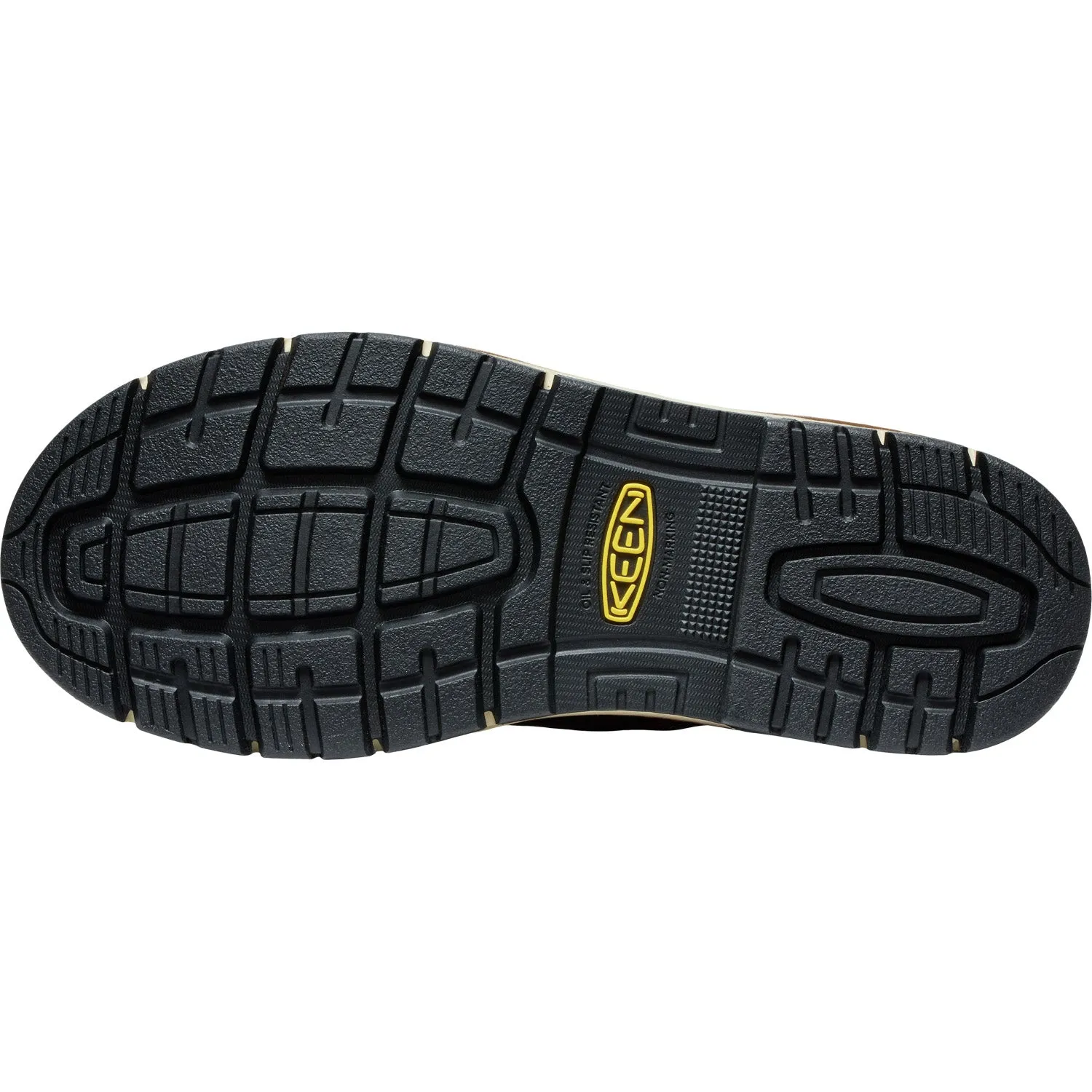 Keen Utility Mens San Jose 90 Degree 6in WP AT Bison/Black Leather Work Boots