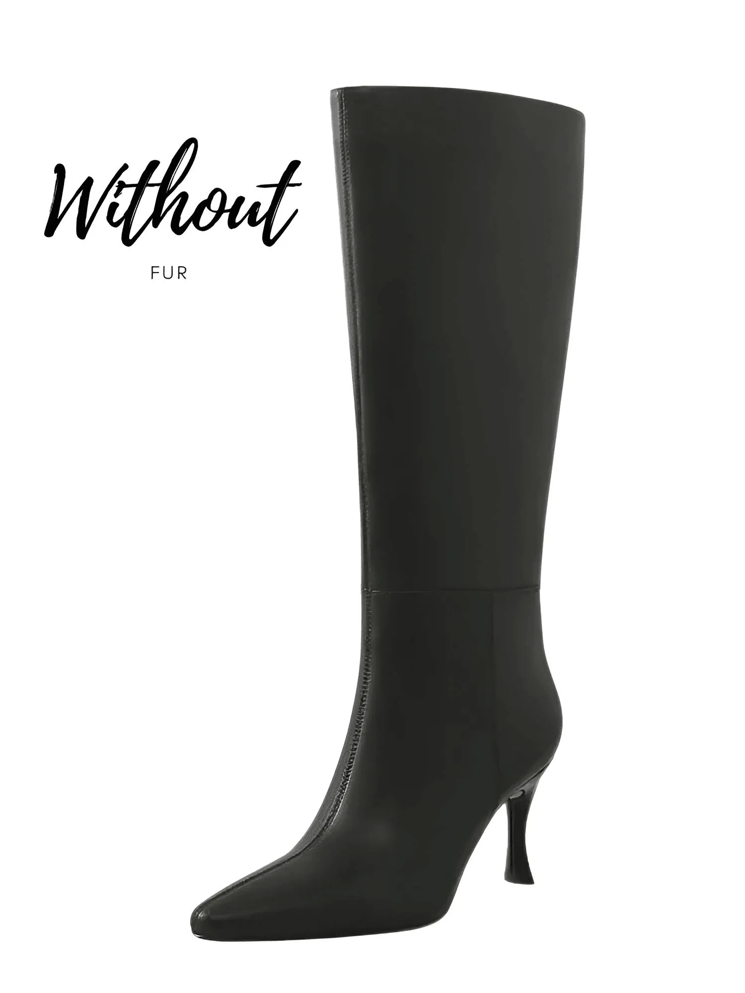 Knee Boots Genuine Leather Sexy Thin High Heel Boots For Women