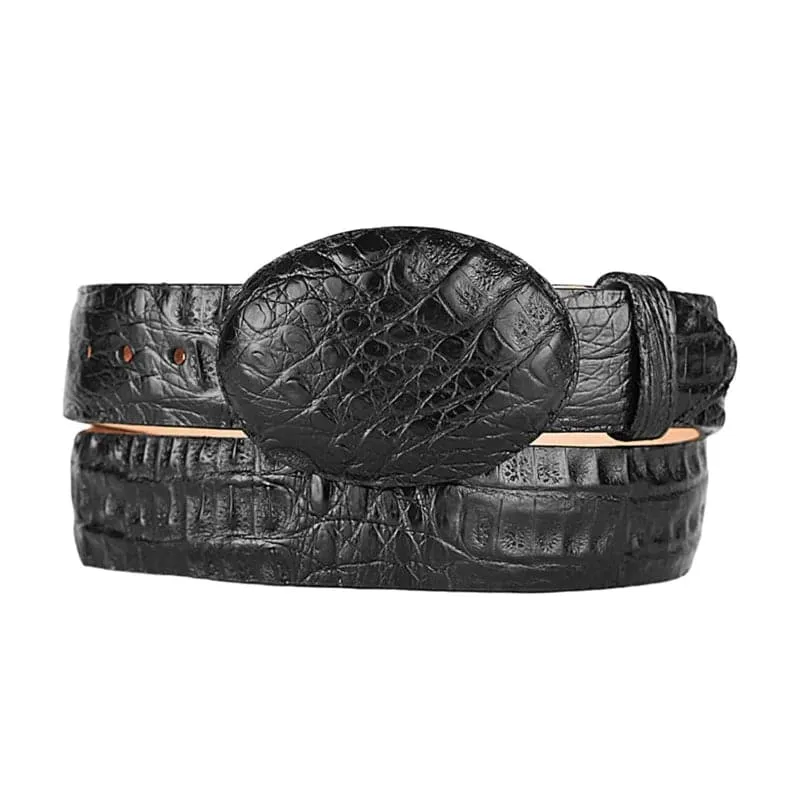 Los Altos Boots Men's Los Altos Caiman Belly Cowboy Belt