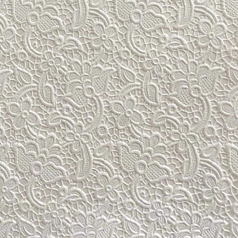 Luxury Lace Embossed Paper Pearl