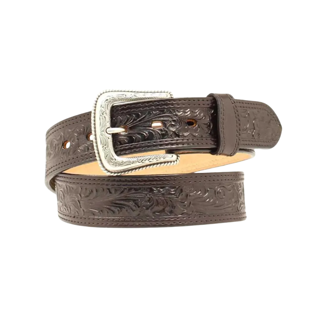 M&f Men's Floral Embossed Belt