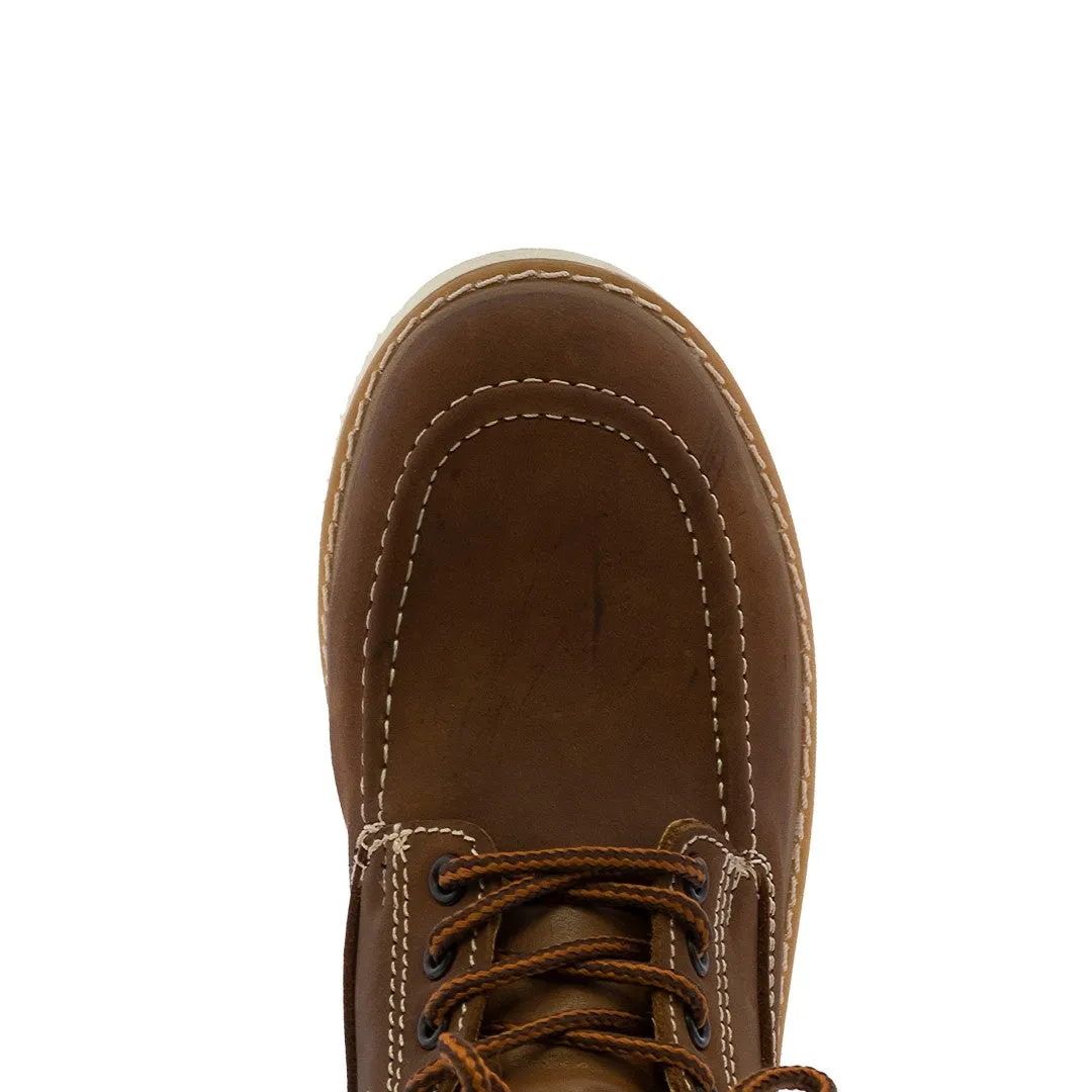 Mens T10RA Chedron Leather Work Boots Slip Resistant Soft Toe