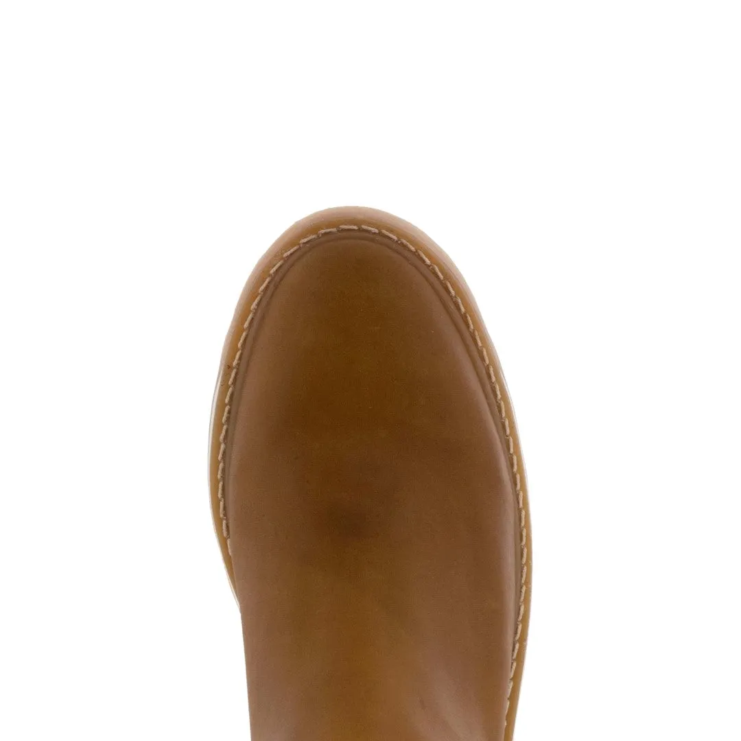 Mens T20W2 Honey Brown Leather Work Boots Slip Resistant Soft Toe