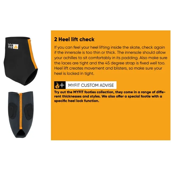 Powerslide MyFit Footies With Heel Lock