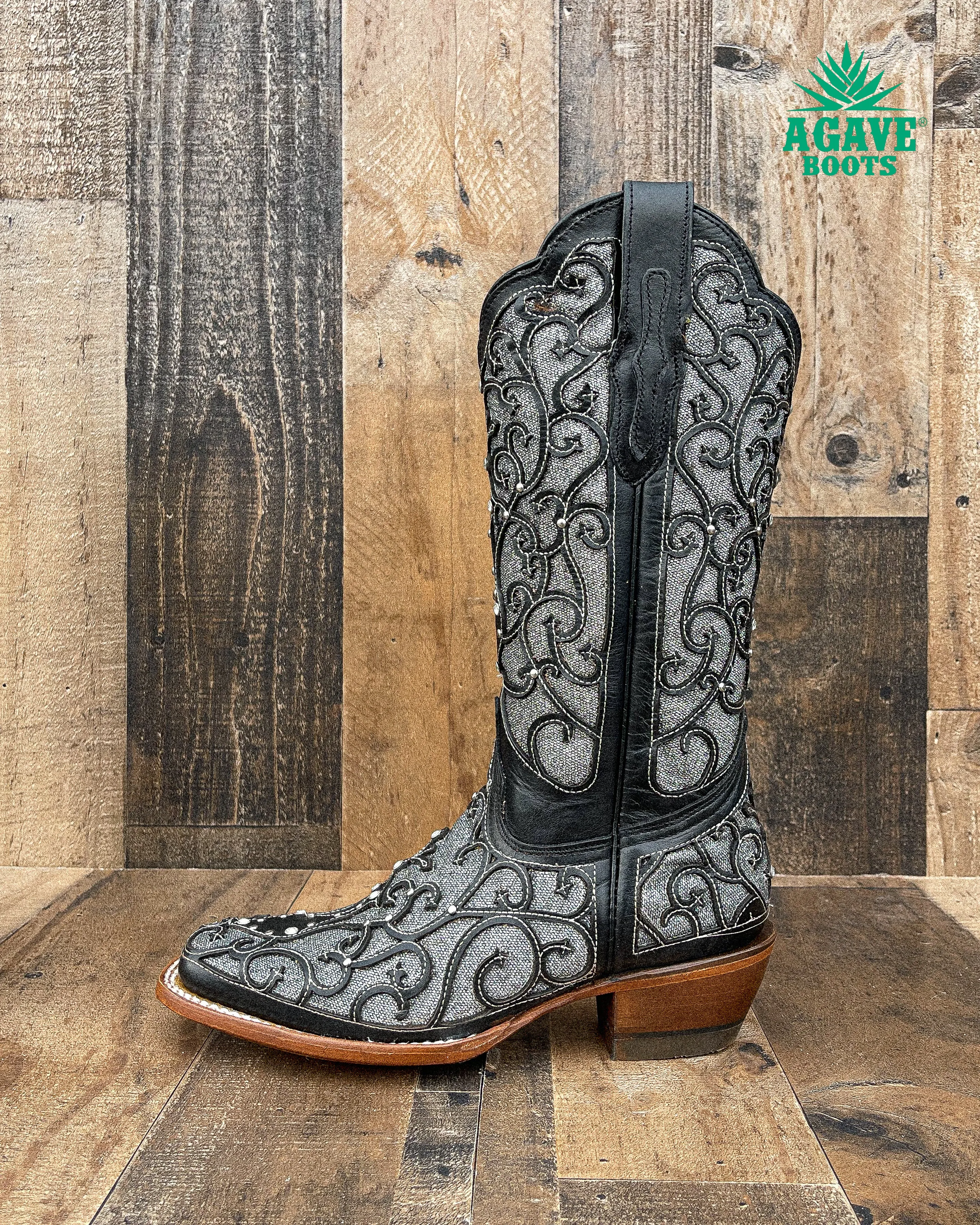 "KENDRA" BLACK | WOMEN SQUARE TOE BOOTS