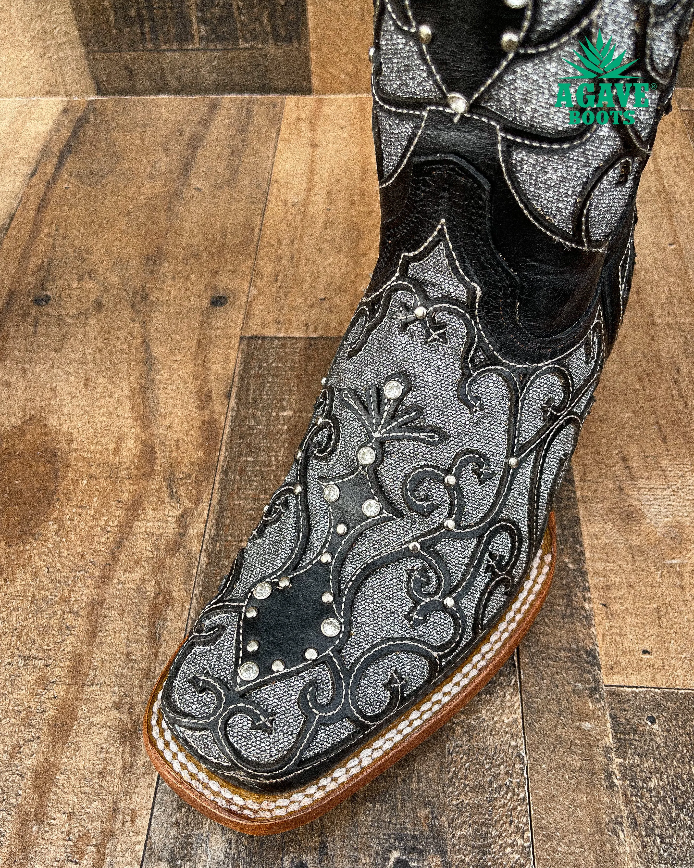 "KENDRA" BLACK | WOMEN SQUARE TOE BOOTS