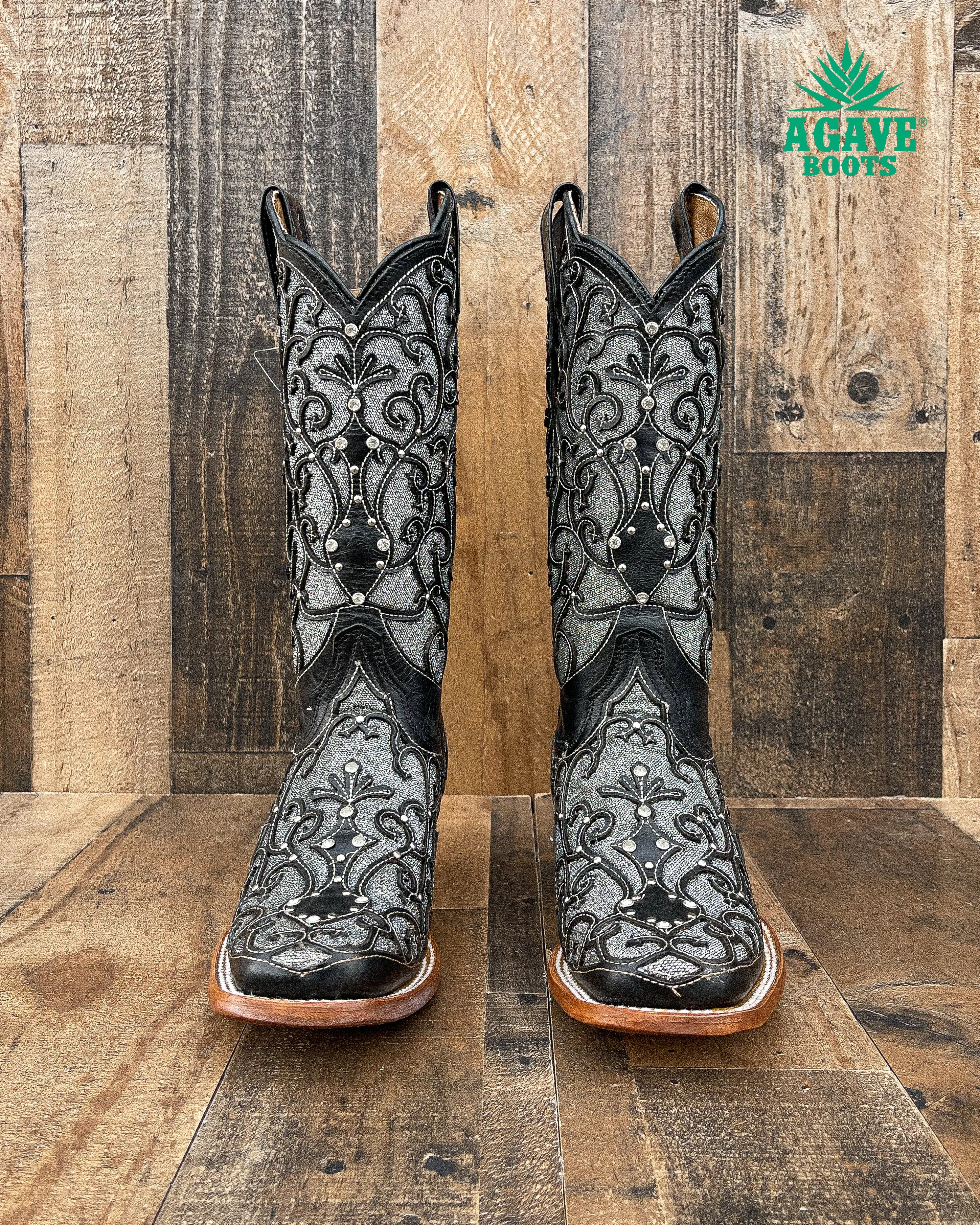 "KENDRA" BLACK | WOMEN SQUARE TOE BOOTS