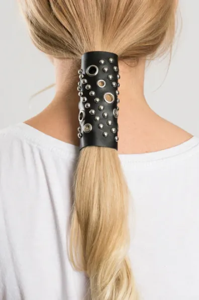 Silver Eyelets & Rivets Hair GloveÂ®