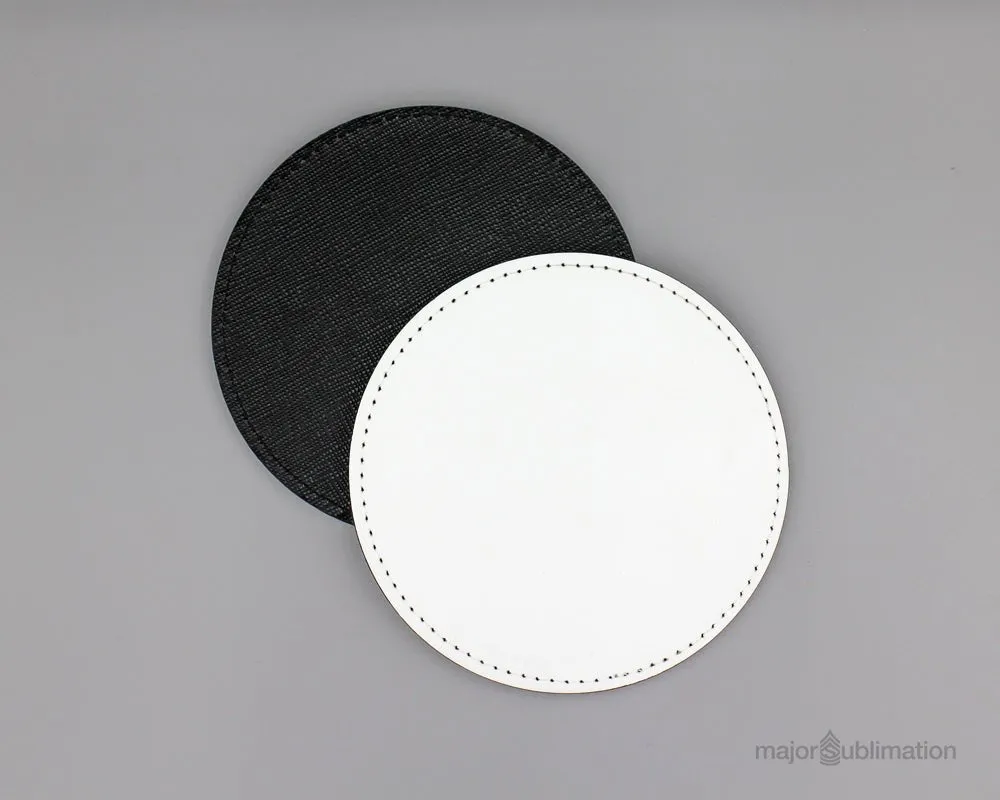 Sublimation PU Leather Coaster Blanks