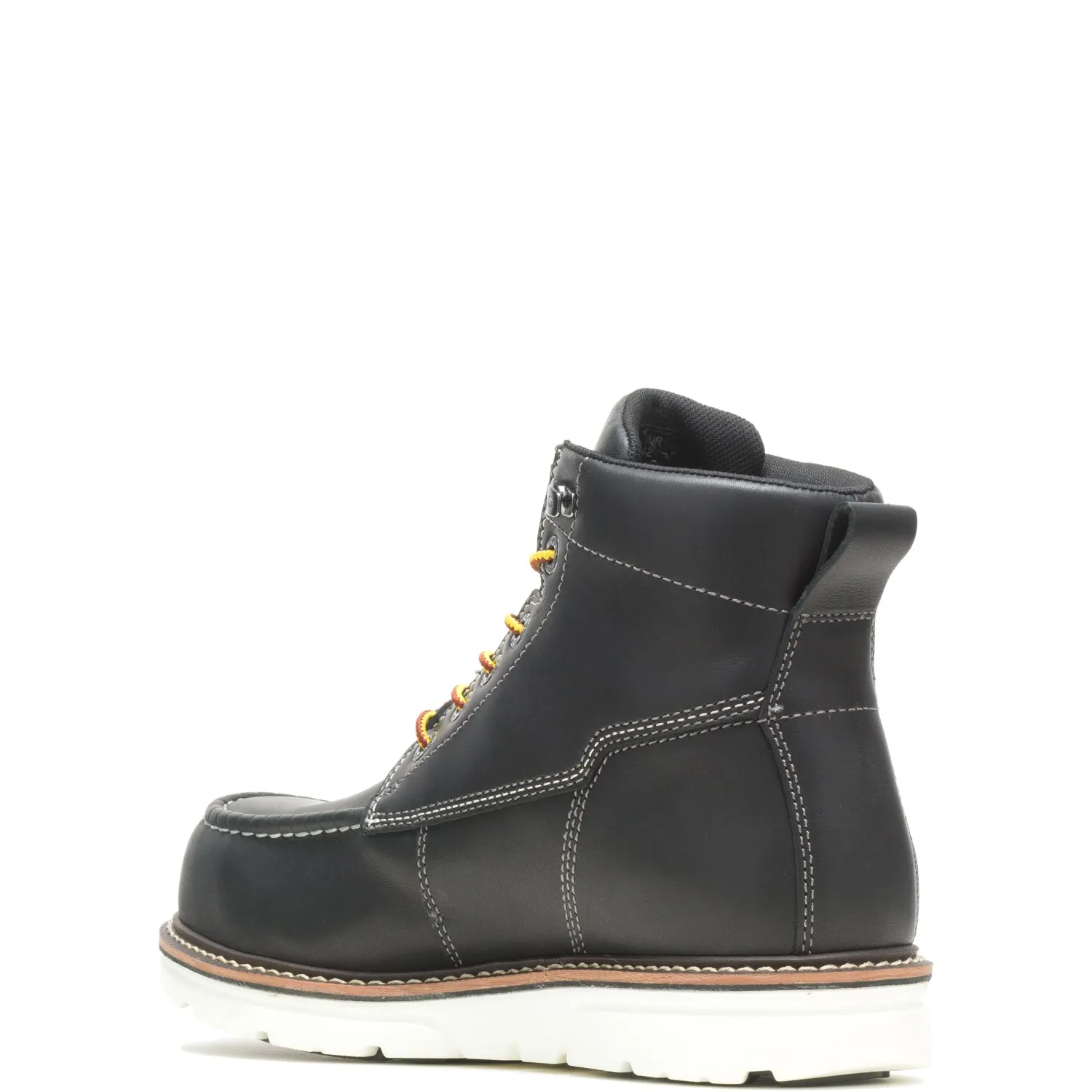 Wolverine Mens Black Leather Work Boots I-90 Wedge WP