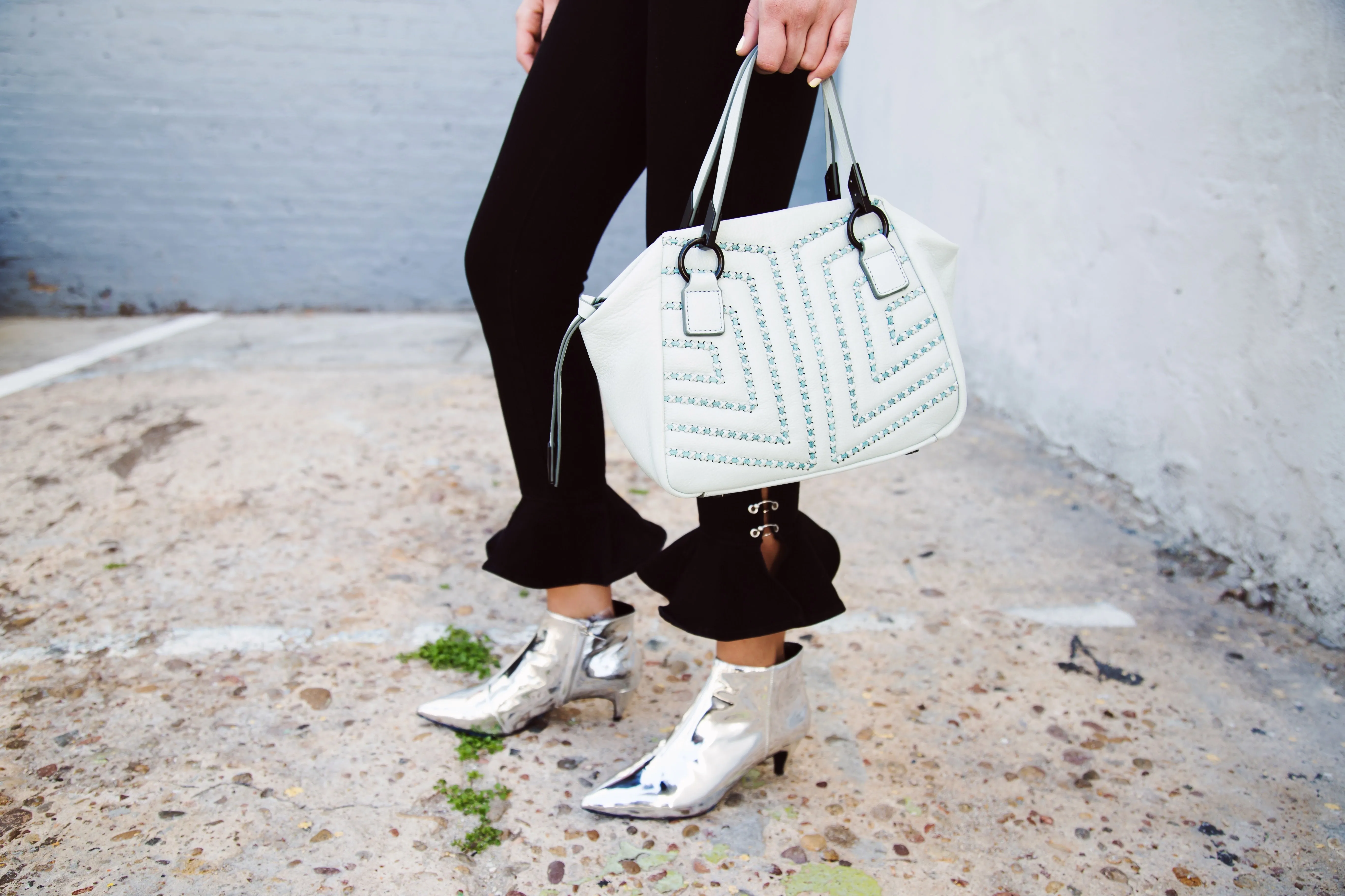 Zoe Satchel in Caribbean Blue