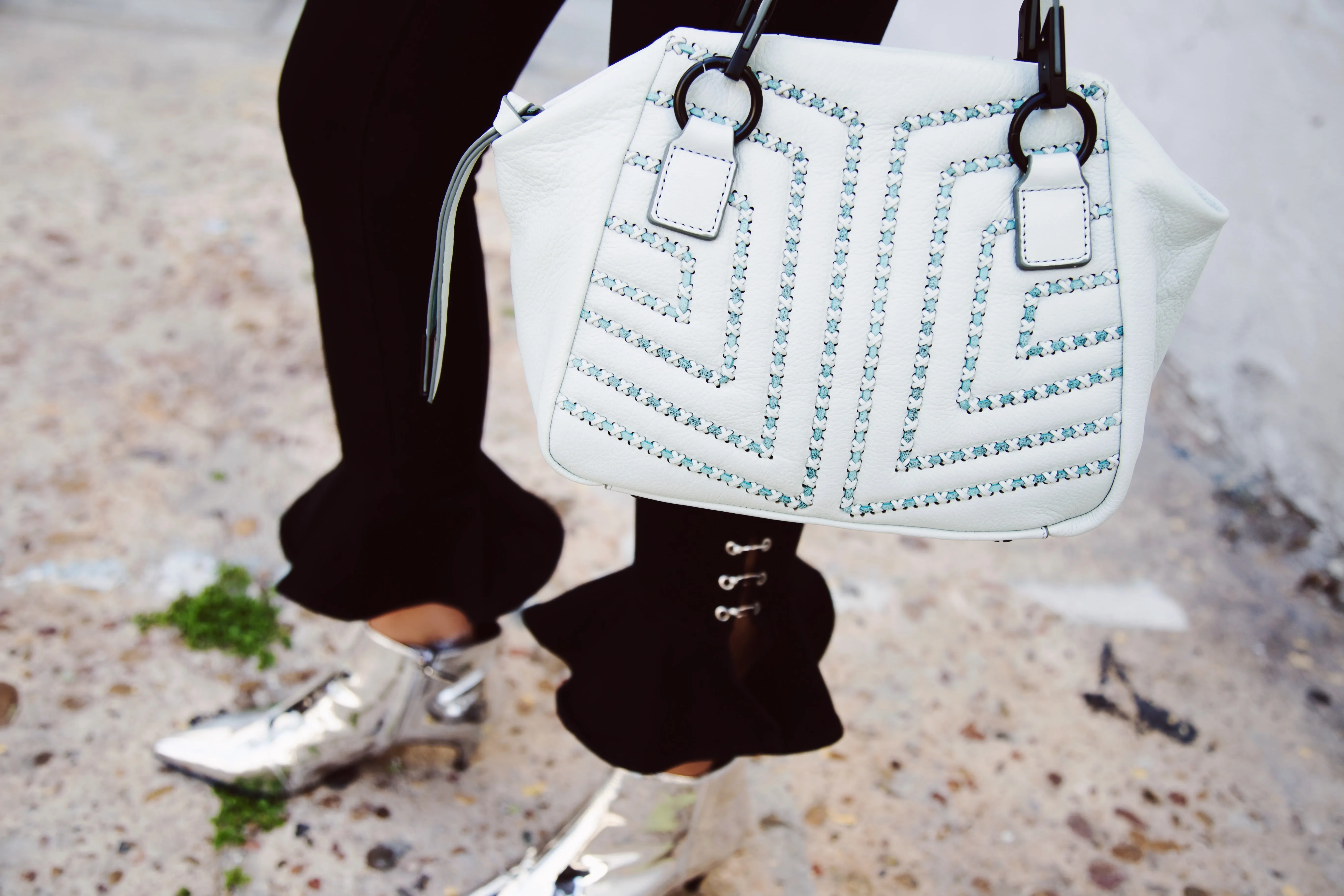 Zoe Satchel in Caribbean Blue